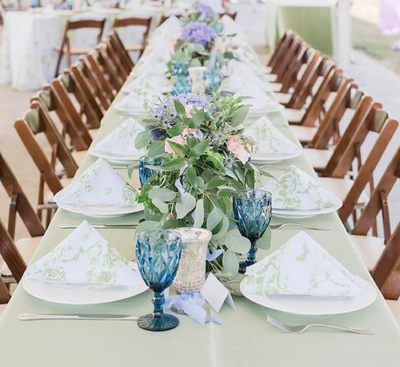 Photo of event table decoration