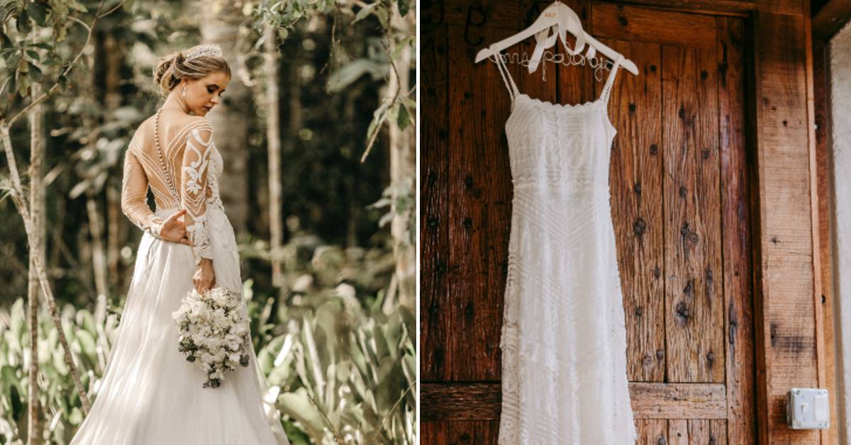 A Guide to Wedding Dress Silhouettes. Desktop Image