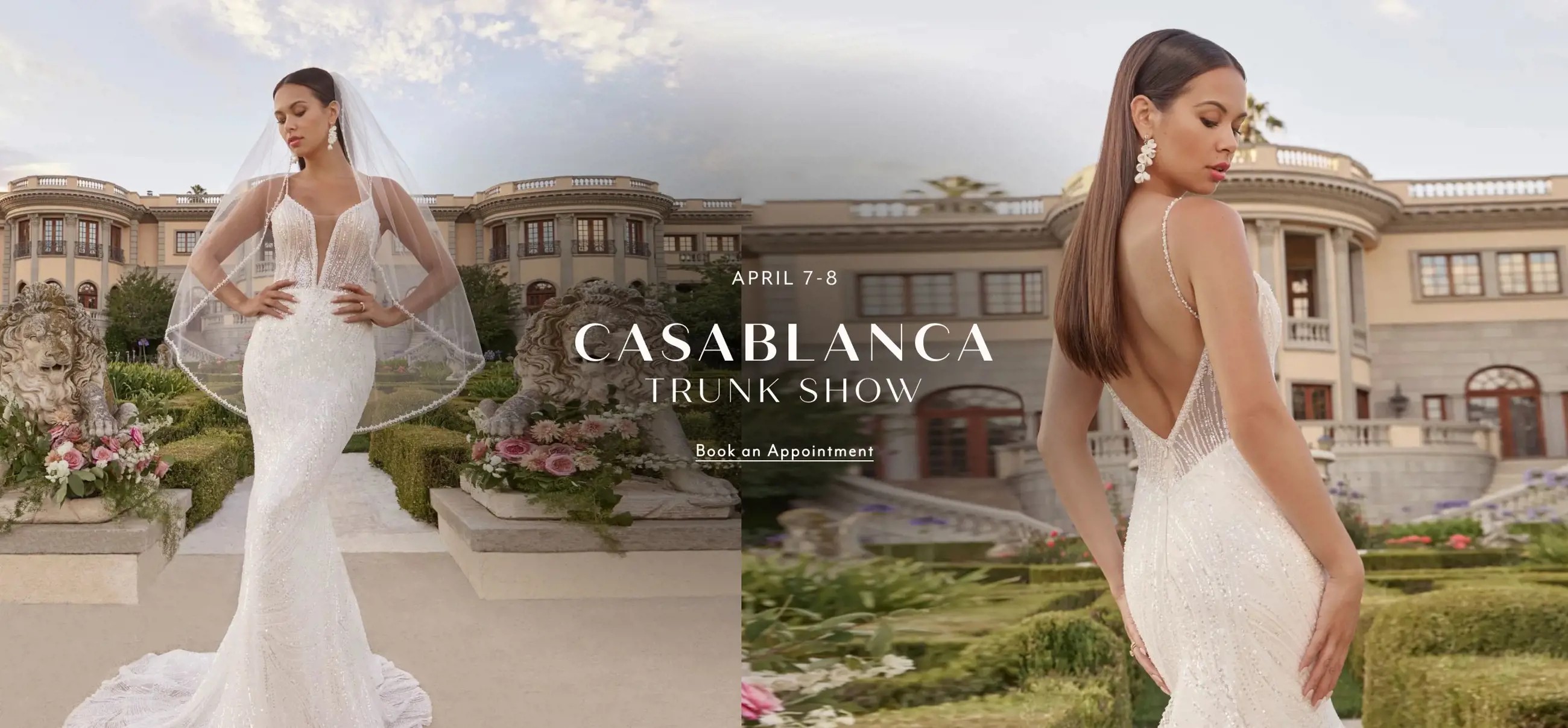 Casablanca Trunk Show 2023 Hero Banner for Desktop