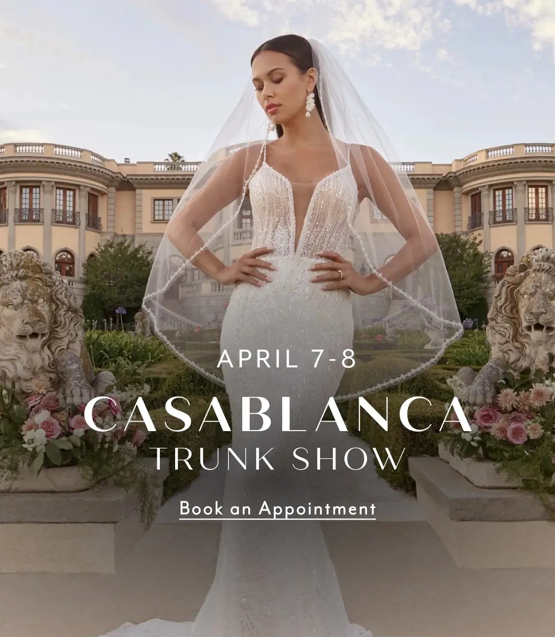 Casablanca Trunk Show 2023 Hero Banner for Mobile